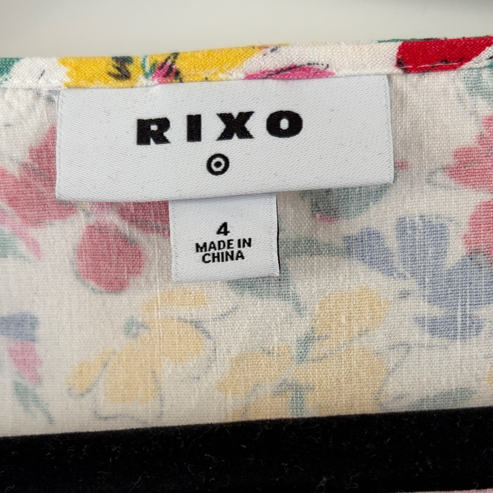 RIXO Multicolor Floral Design